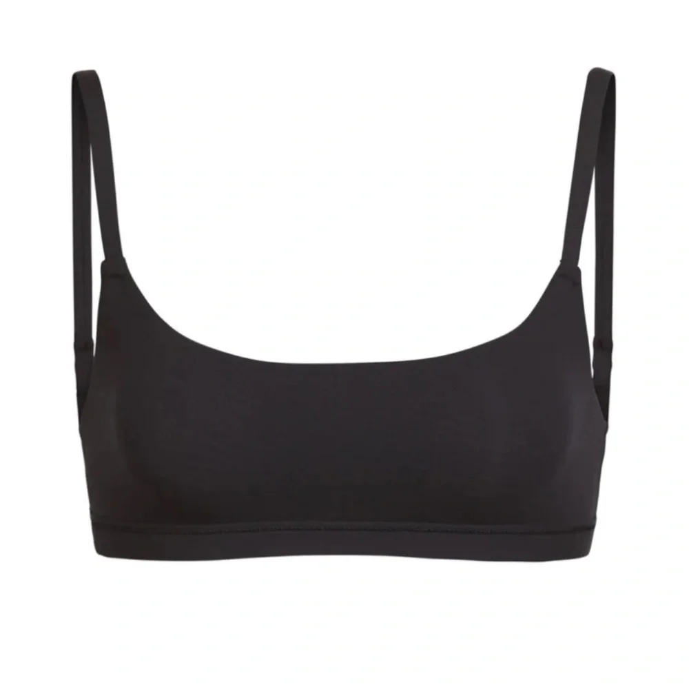 SKIMS Fits Everybody Scoop Bralette Size S NWOT Onyx black - Picture 6 of 6